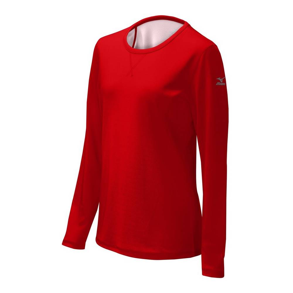 Damske Treningove Oblecenie Mizuno Core Dual Hybrid Červené/Biele Vypredaj UHYW76825